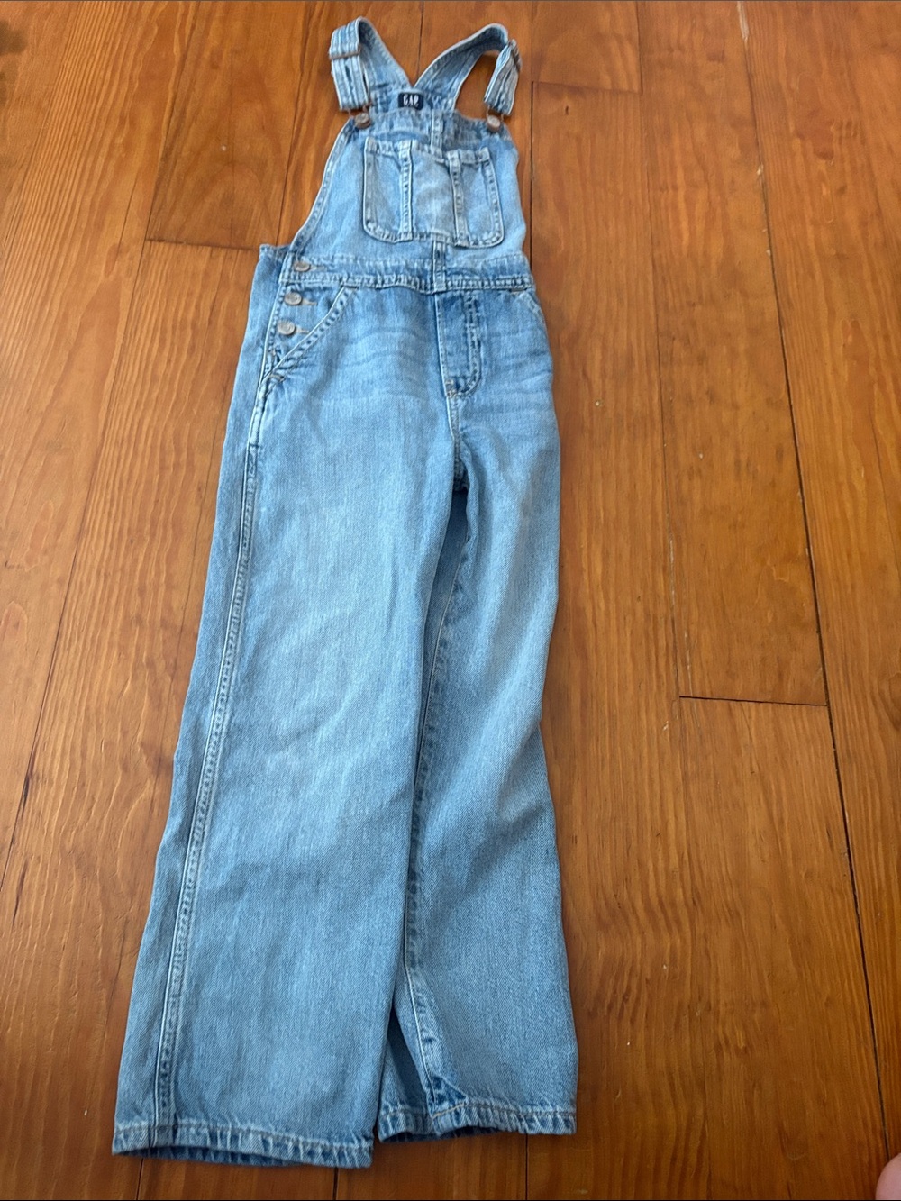 Light Blue Denim Overalls - Kids Jeans